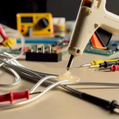 Klej na gorąco przewodzi prąd? Bezpieczne zastosowanie w elektronice