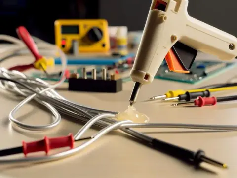 Klej na gorąco przewodzi prąd? Bezpieczne zastosowanie w elektronice