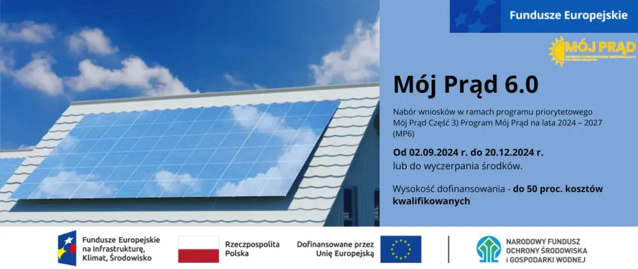 panele fotowoltaiczne program Mój Prąd